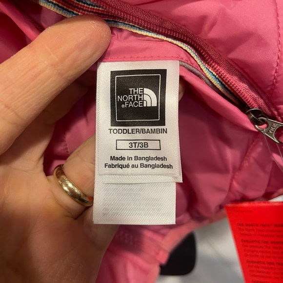 The North Face Girls Toddler 3t reversible jacket - Picture 5 of 7
